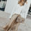 Thumbnail: Ivory White Knit Sweater