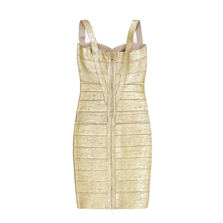 Thumbnail: Golden Diva Spaghetti Dress