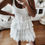 Thumbnail: Ruffle Lace White Dress