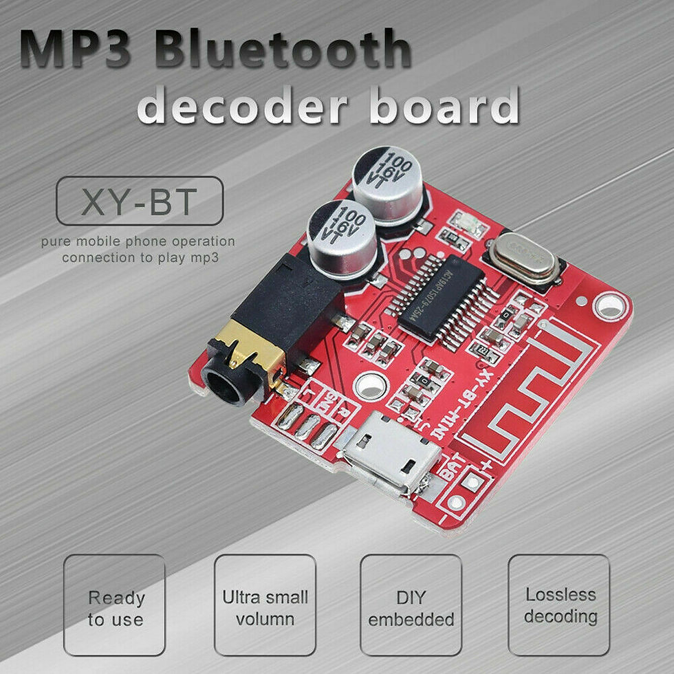 Thumbnail: Bluetooth Audio Receiver board Bluetooth 4.1 5.0 mp3 lossless decoder board Wire