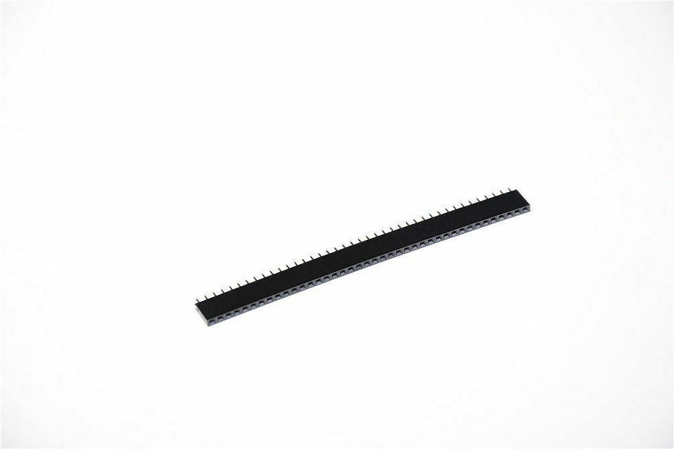 Thumbnail: 5PCS 40 Pin Header 2.54mm Single Row Male / Female Straight Header Strip Arduino