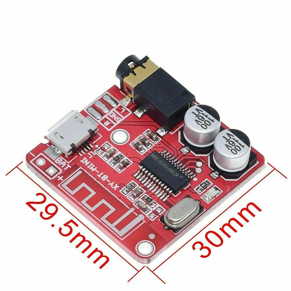 Thumbnail: Bluetooth Audio Receiver board Bluetooth 4.1 5.0 mp3 lossless decoder board Wire