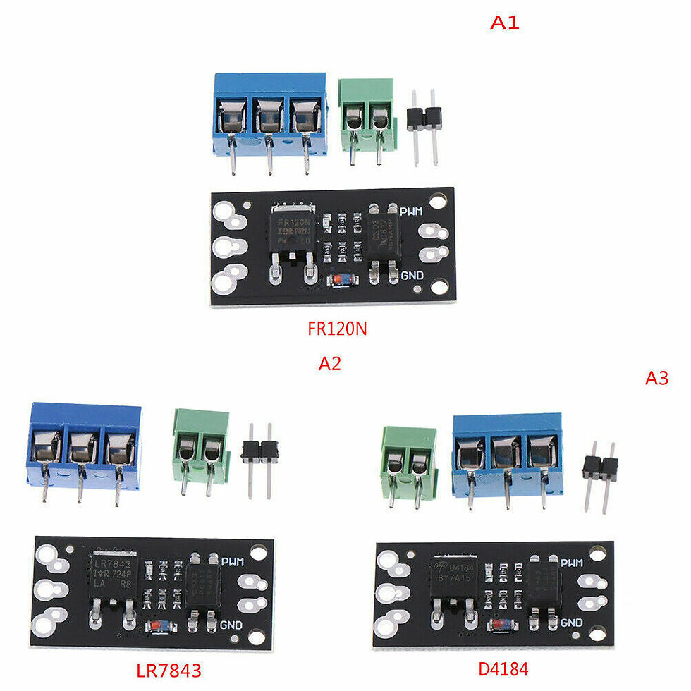 Thumbnail: D4184 FR120N LR7843 AOD4184 OPTO-ISOLATED MOSFET ON OFF or PWM MODULE