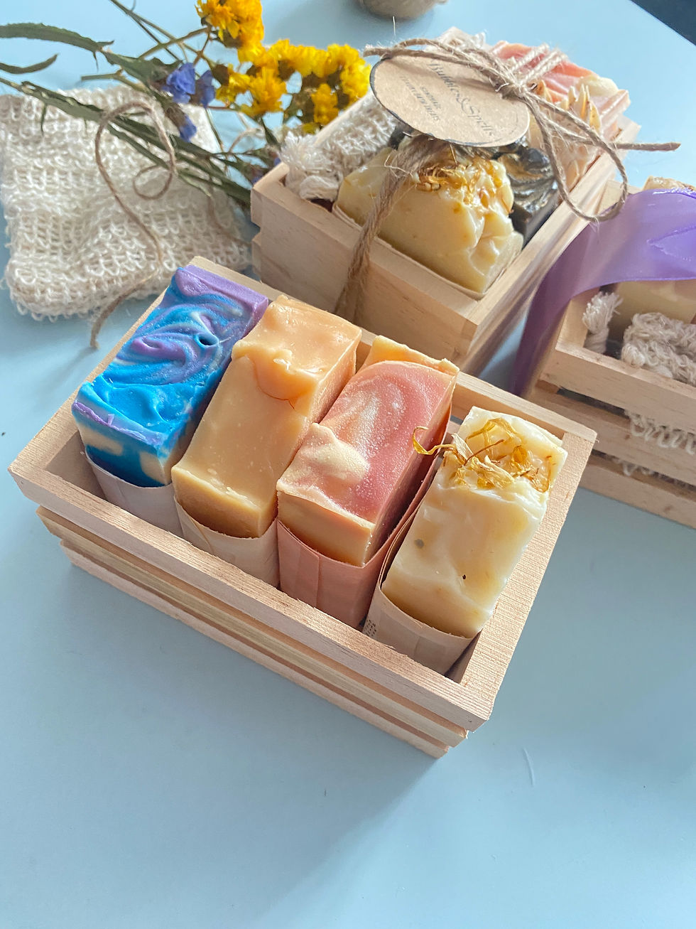 Thumbnail: ARTISAN SOAP BUNDLE WITH BOX