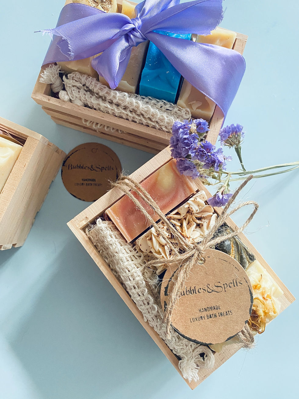 Thumbnail: ARTISAN SOAP BUNDLE WITH BOX