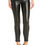 Thumbnail: Faux Leather Pant with Waistband