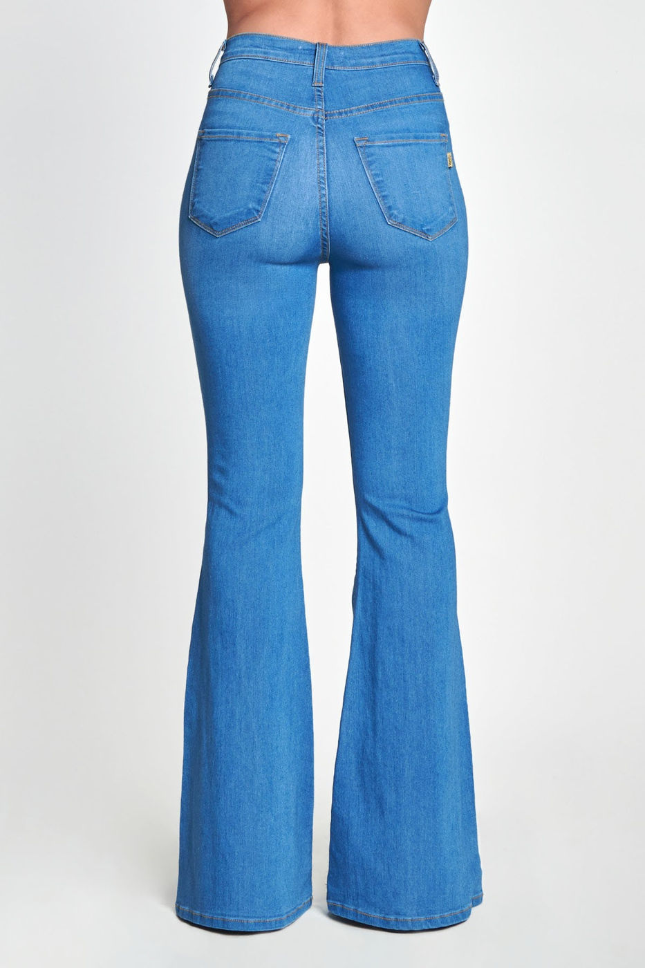 Thumbnail: Denim Bell Bottoms Jeans