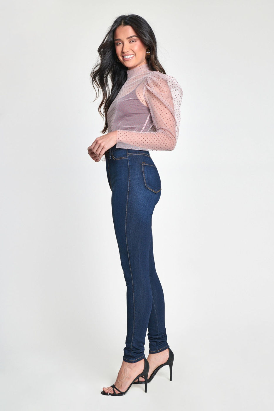 Thumbnail: D-Blu High Waisted Skinny



