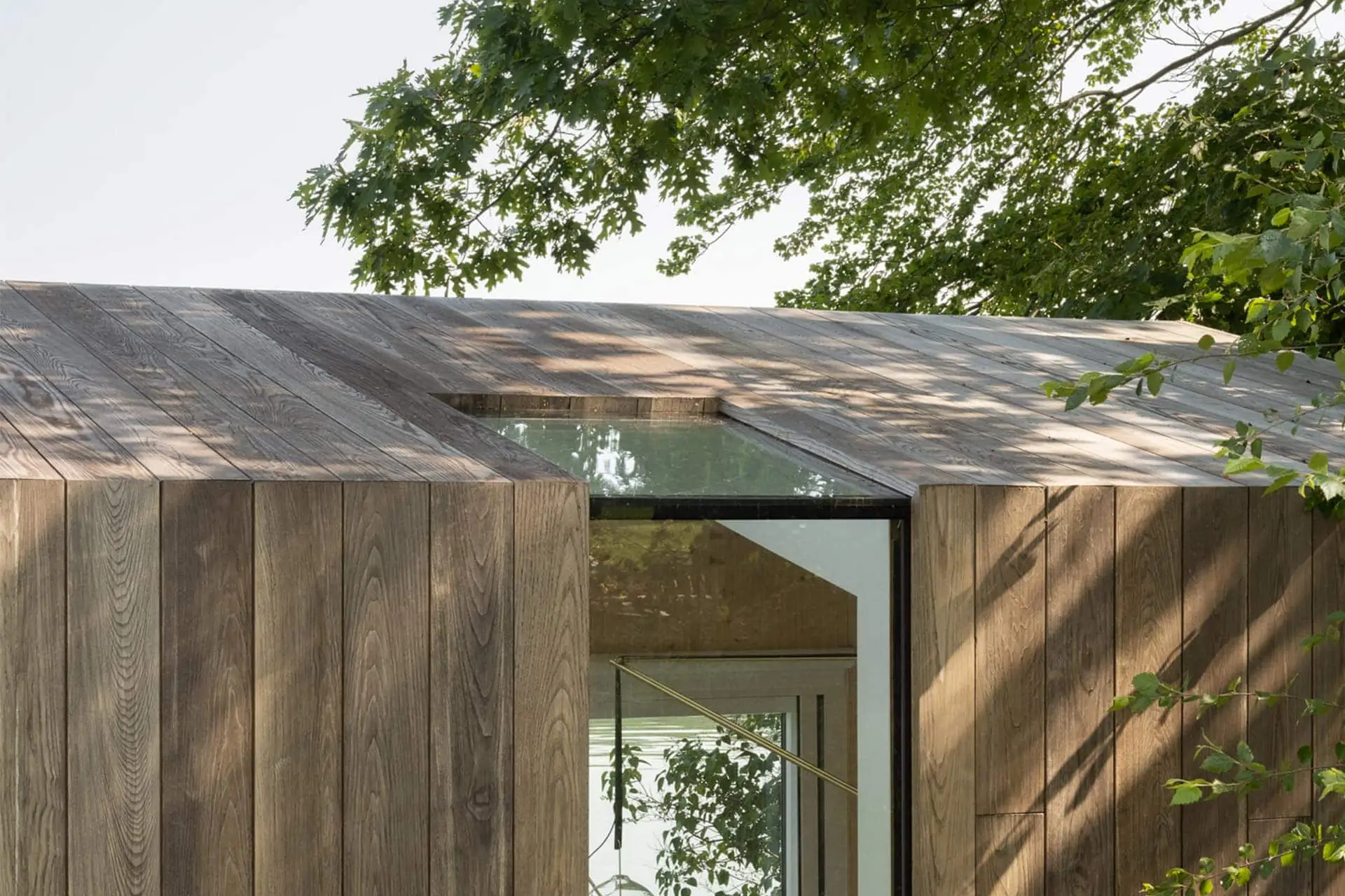 Naturally Aged Thermo Wood Cladding - Pine Wood UAE