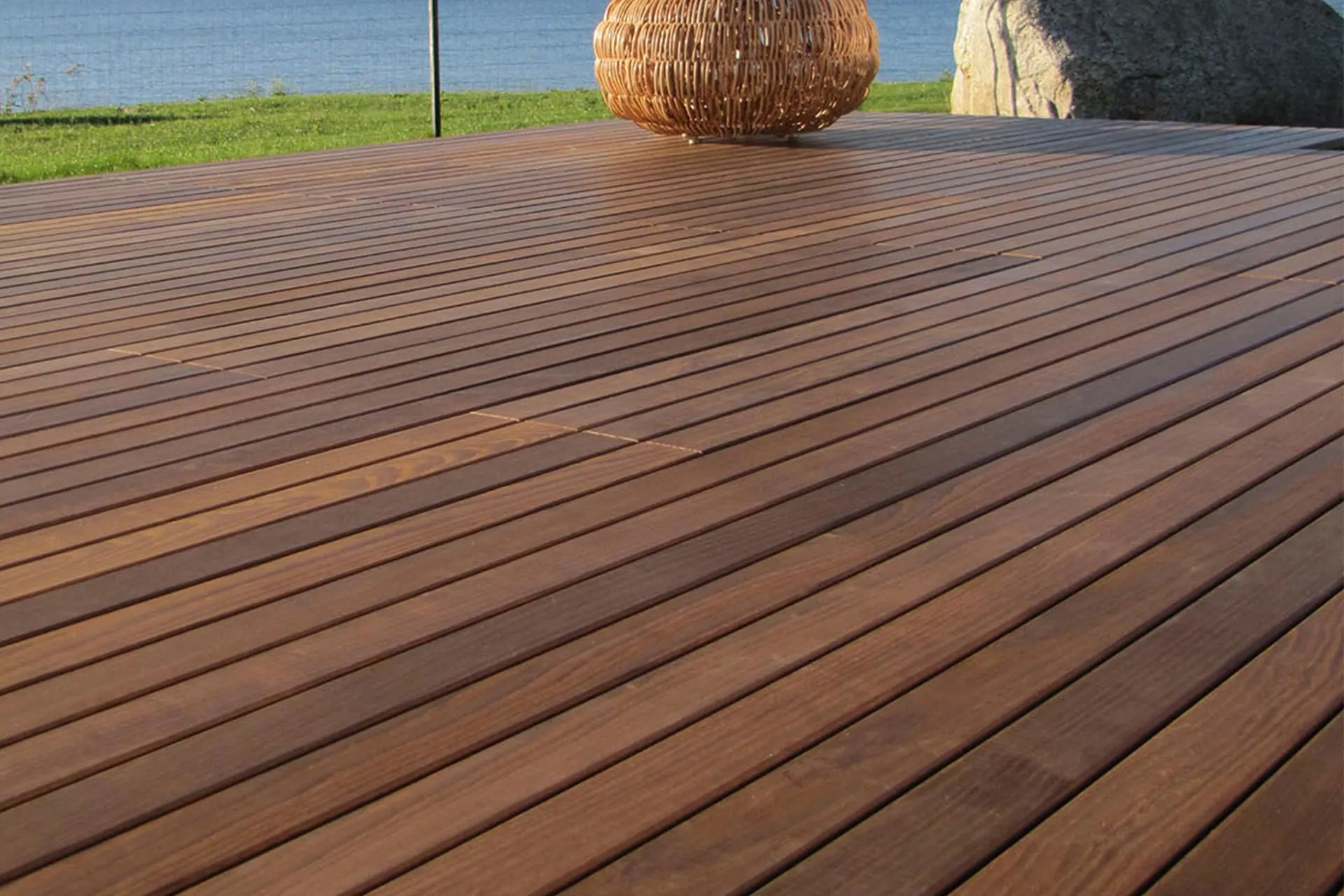Thermory Thermowood Decking by Pine Wood UAE - Thermo Ash, Thermo Pine, Thermo Spruce
