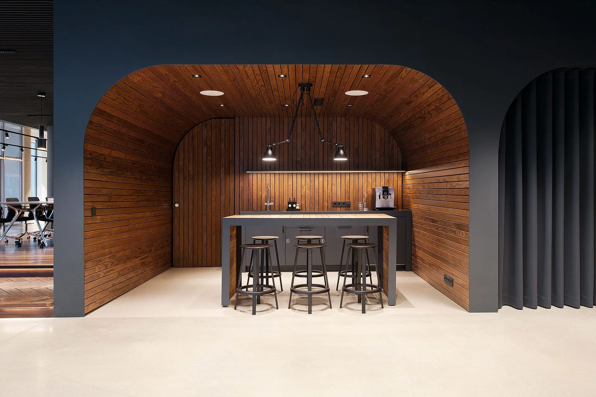 Thermopine wood by Pine Wood UAE x Thermory