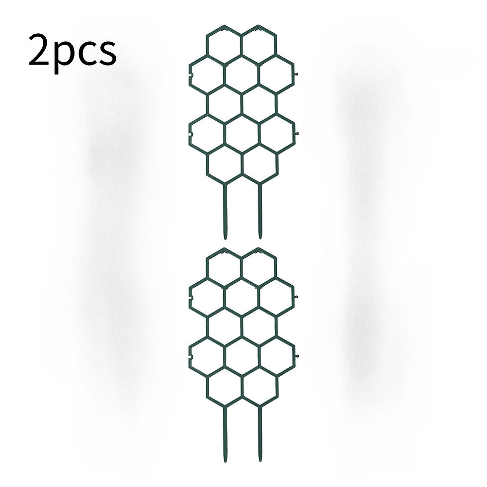 Thumbnail: Hexagon Honeycomb Plant Trellis – Rustproof Metal Plant Support