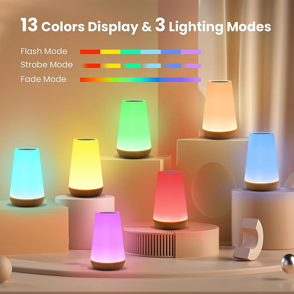 Thumbnail: 13-Color Flame Effect LED Night Light with Remote Control