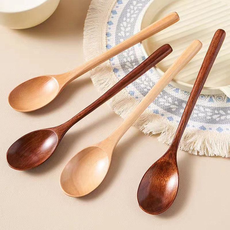 Thumbnail: Natural Wooden Kitchen Spoon Set