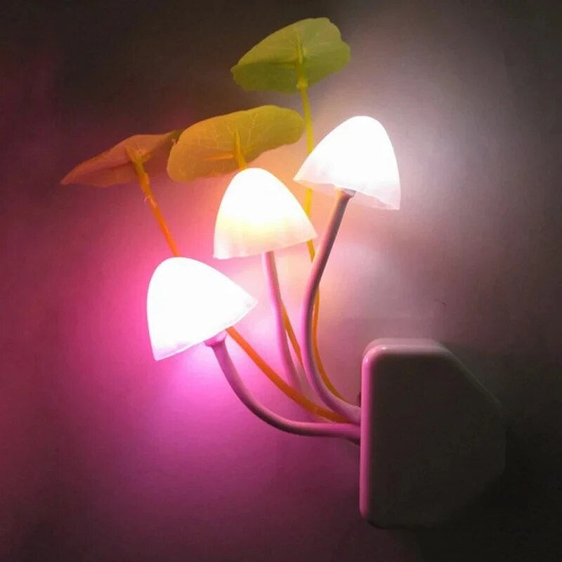 Thumbnail: LED Mushroom Night Light with Dusk Sensor
