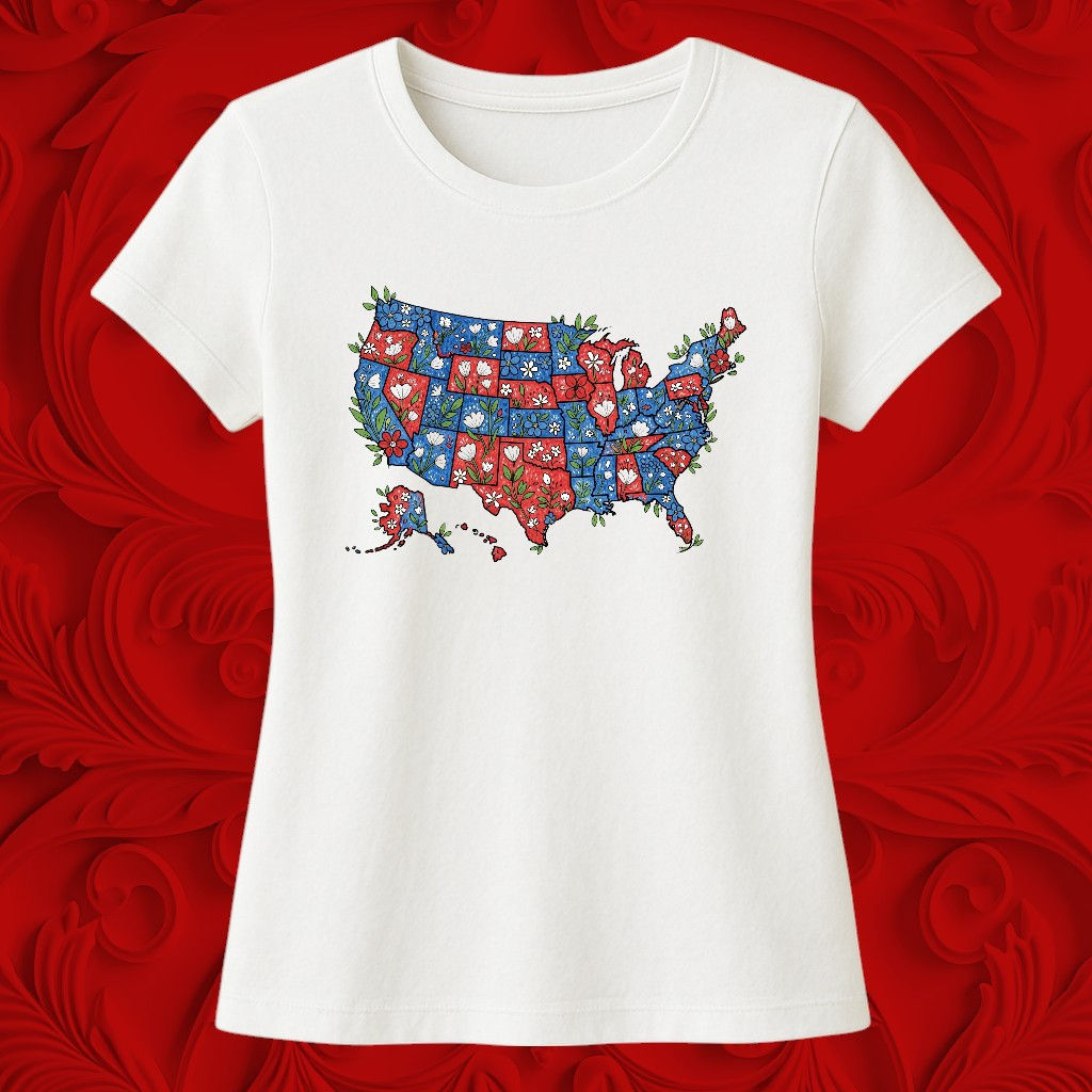 Floral US Shirt