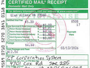 Box Full of No-Trespass Notices On The Way