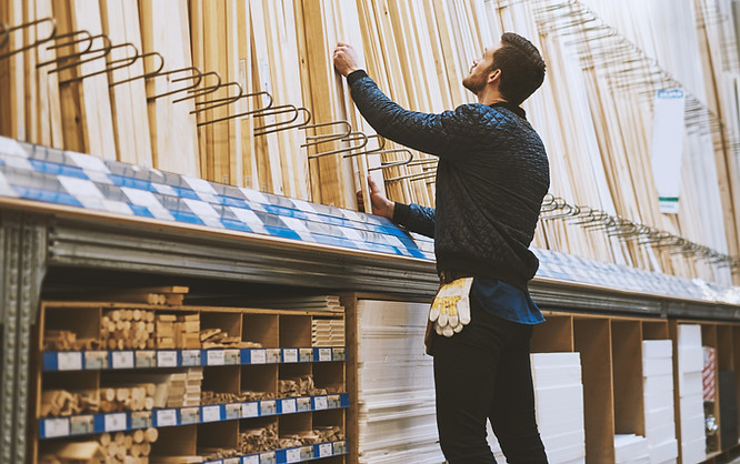 selecting wood