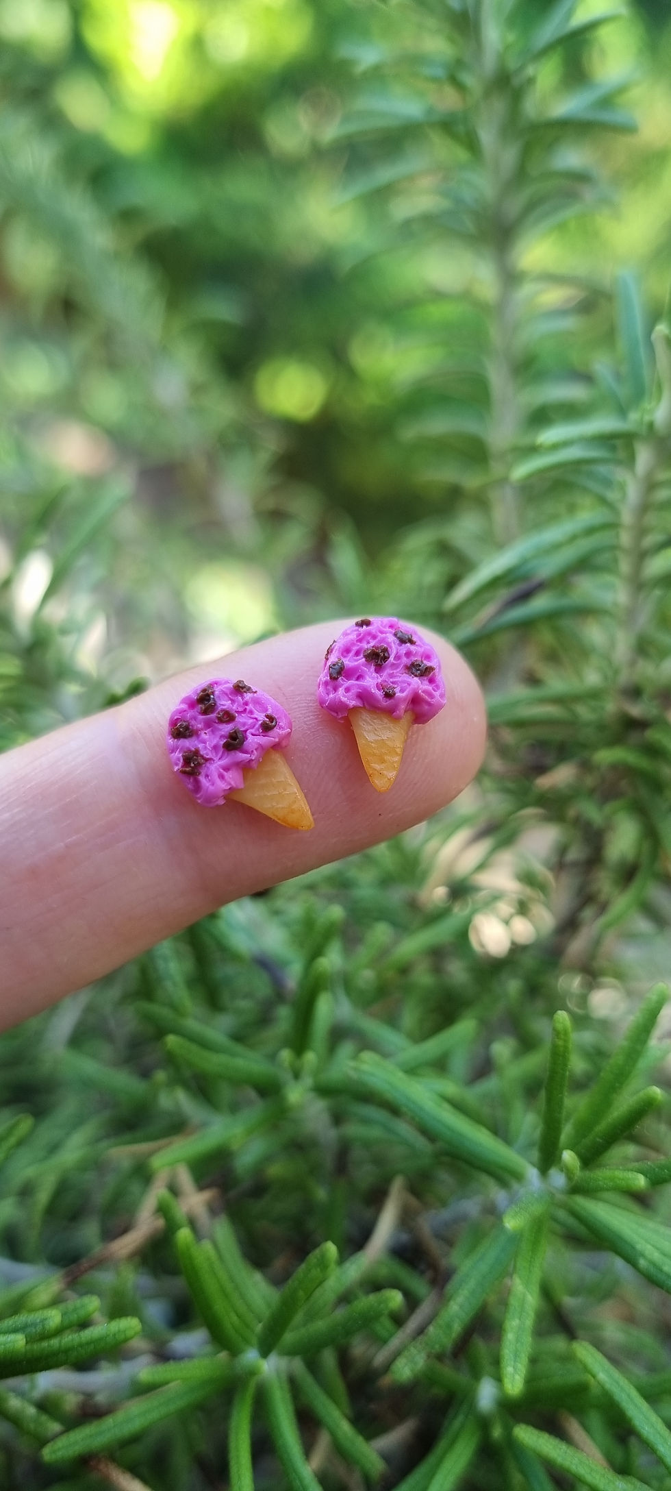 Miniature : Minis Cornet Glace – Clous d'oreilles Fait Main Eté