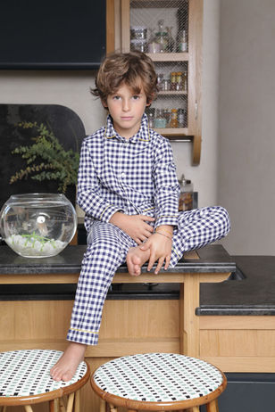 Photo de mode, mannequin, pyjamas enfants