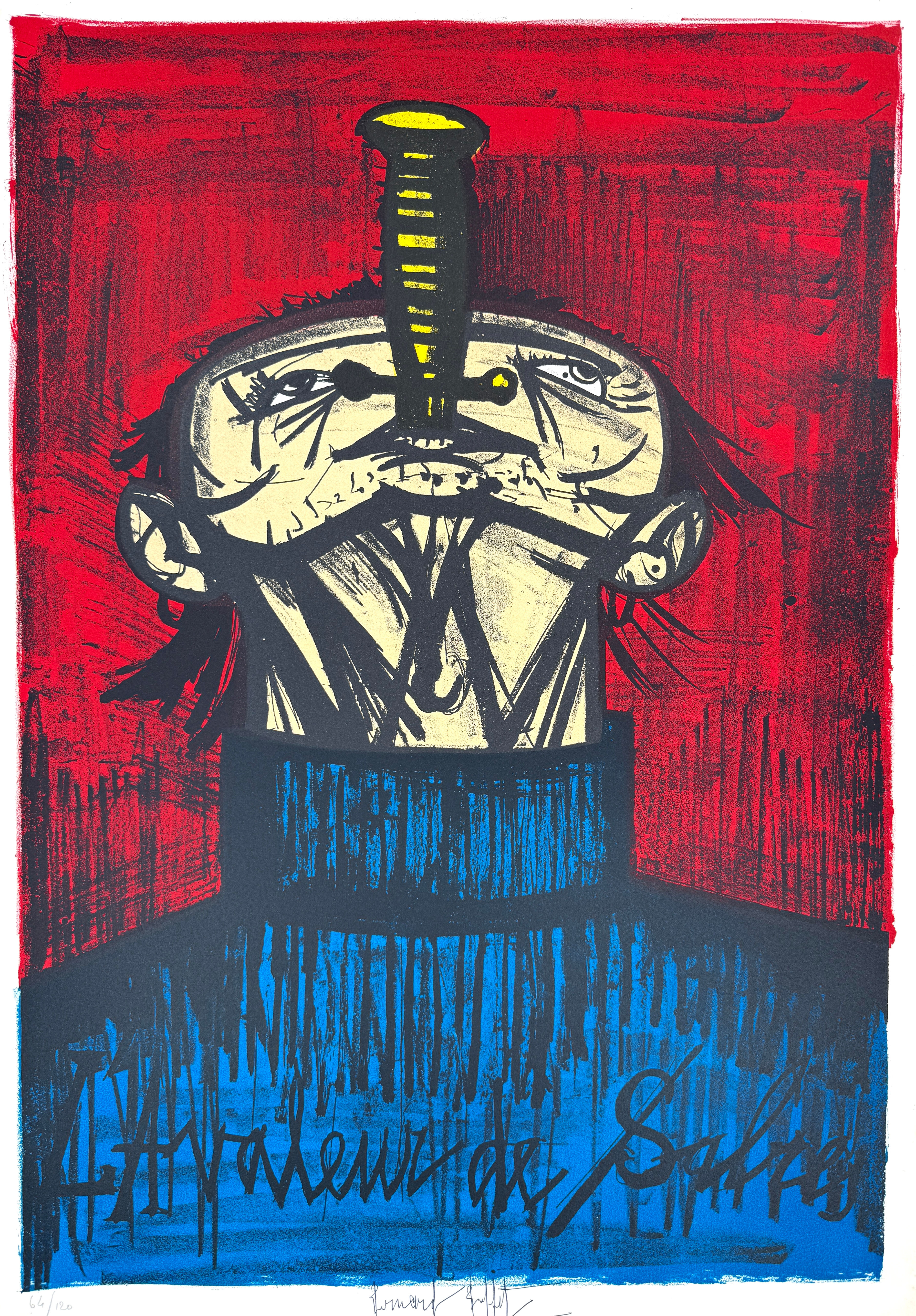 Bernard Buffet - The Sword Swallower, 1968