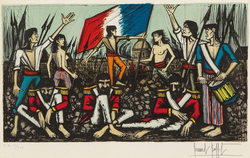 ベルナール・ビュッフェ【LA REVOLUTION FRANCAISE】 Bernard Buffet - La Revolution Française (Tuileries), 1978