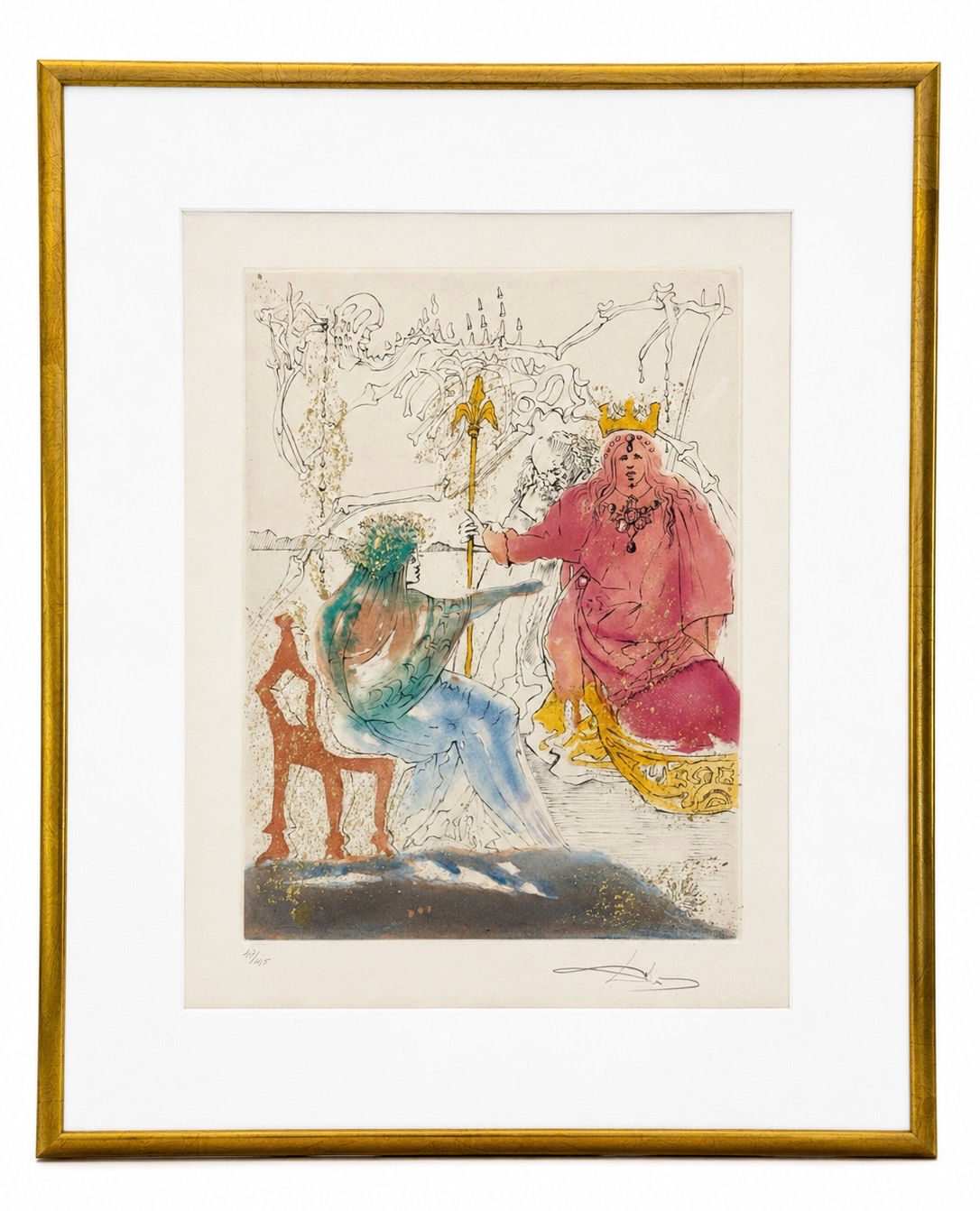 Salvador Dali - Ophélia le Roi Claudius (…), 1973