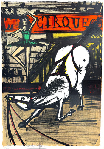 Bernard Buffet - L' Écuyère, 1968 | Galerie Dobkine