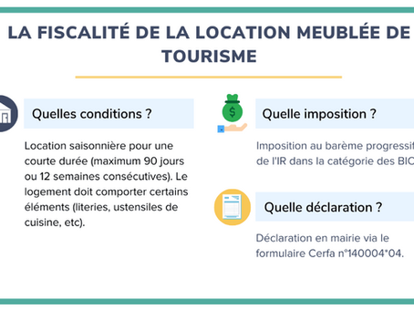 Quelle fiscalité pour la location meublée de tourisme ?