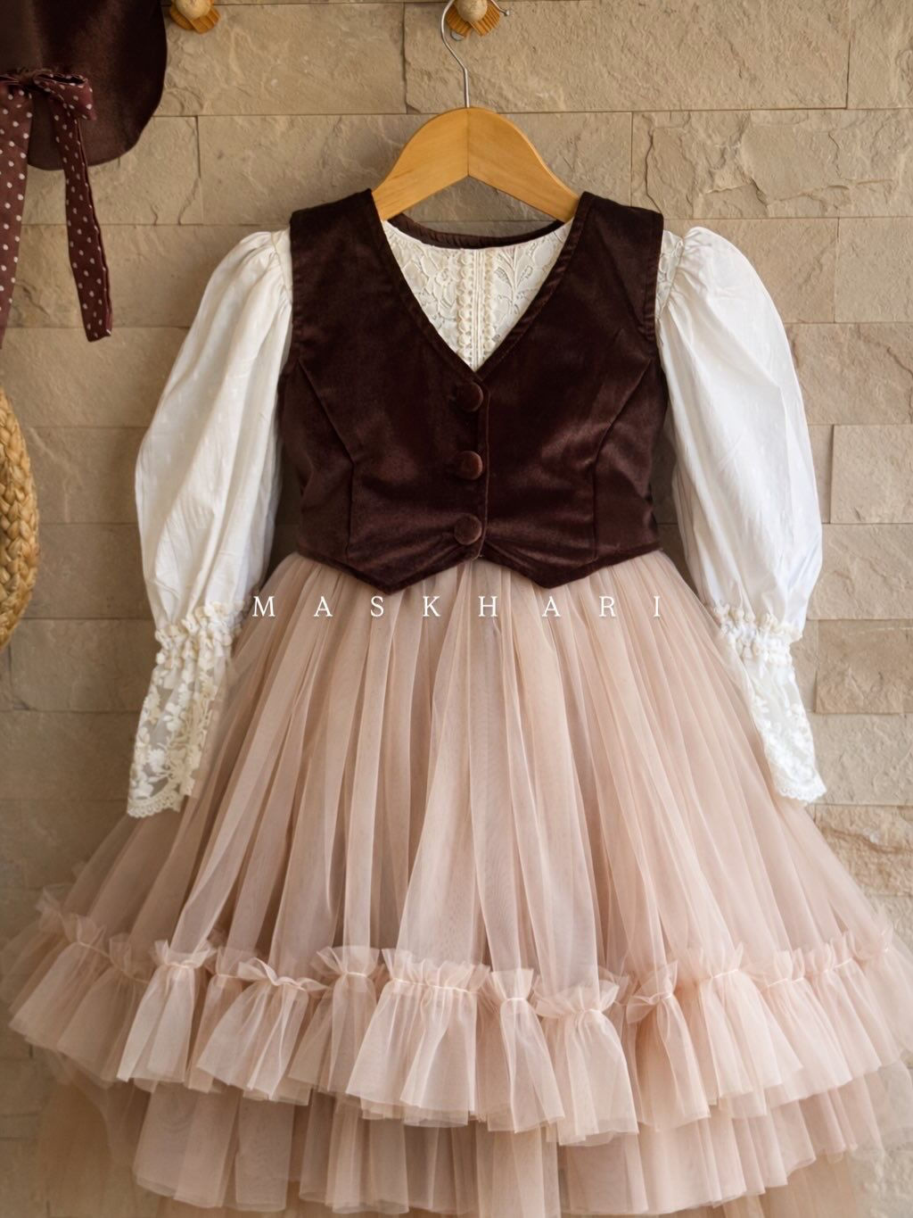 Heirloom Mocha Blush Dress