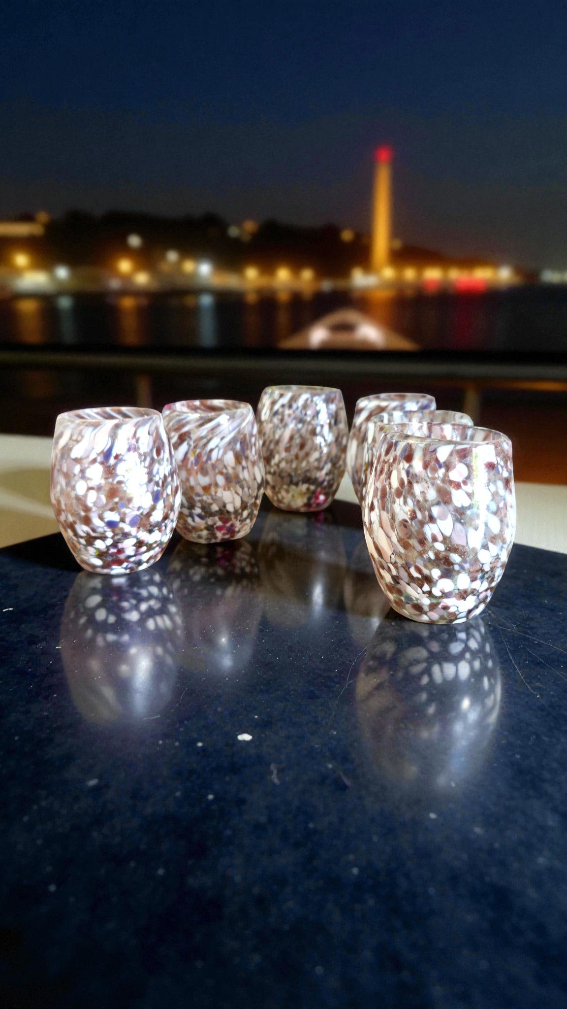 Tequilero barril pintas cortina set 6 pz