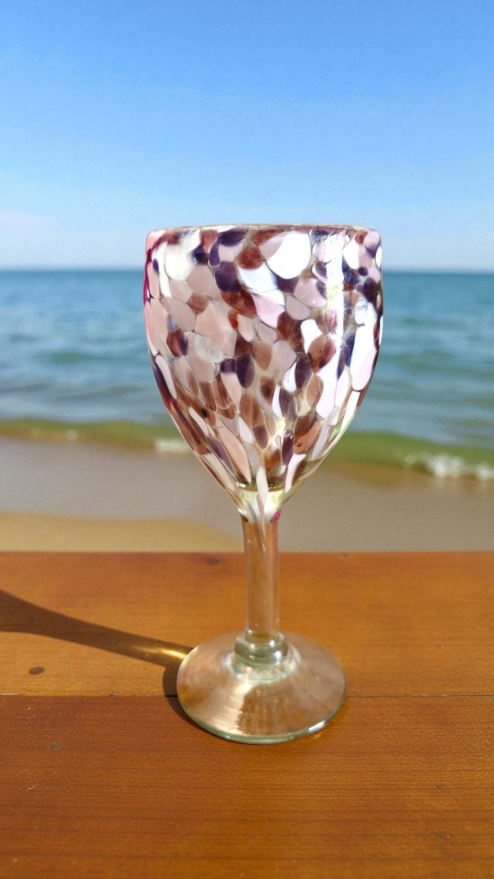 Miniatura: Copa vino blanco pintas cortina set 6 pz MX