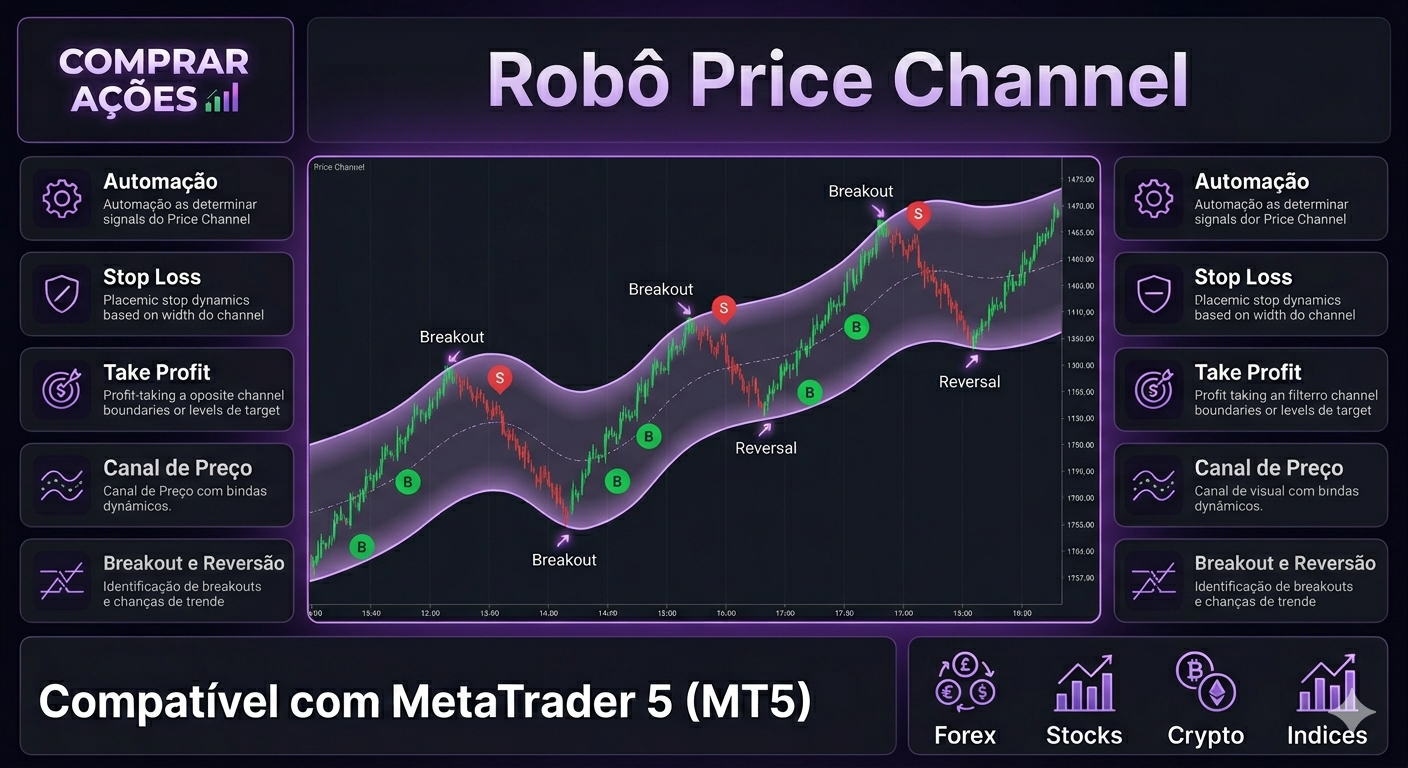 ROBÔ DE INVESTIMENTO PRICE CHANNEL