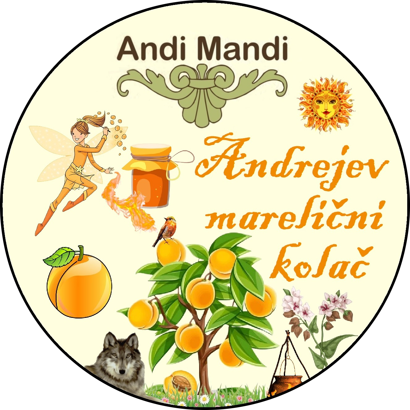 Andrejev marelični kolač iz ajdove moke