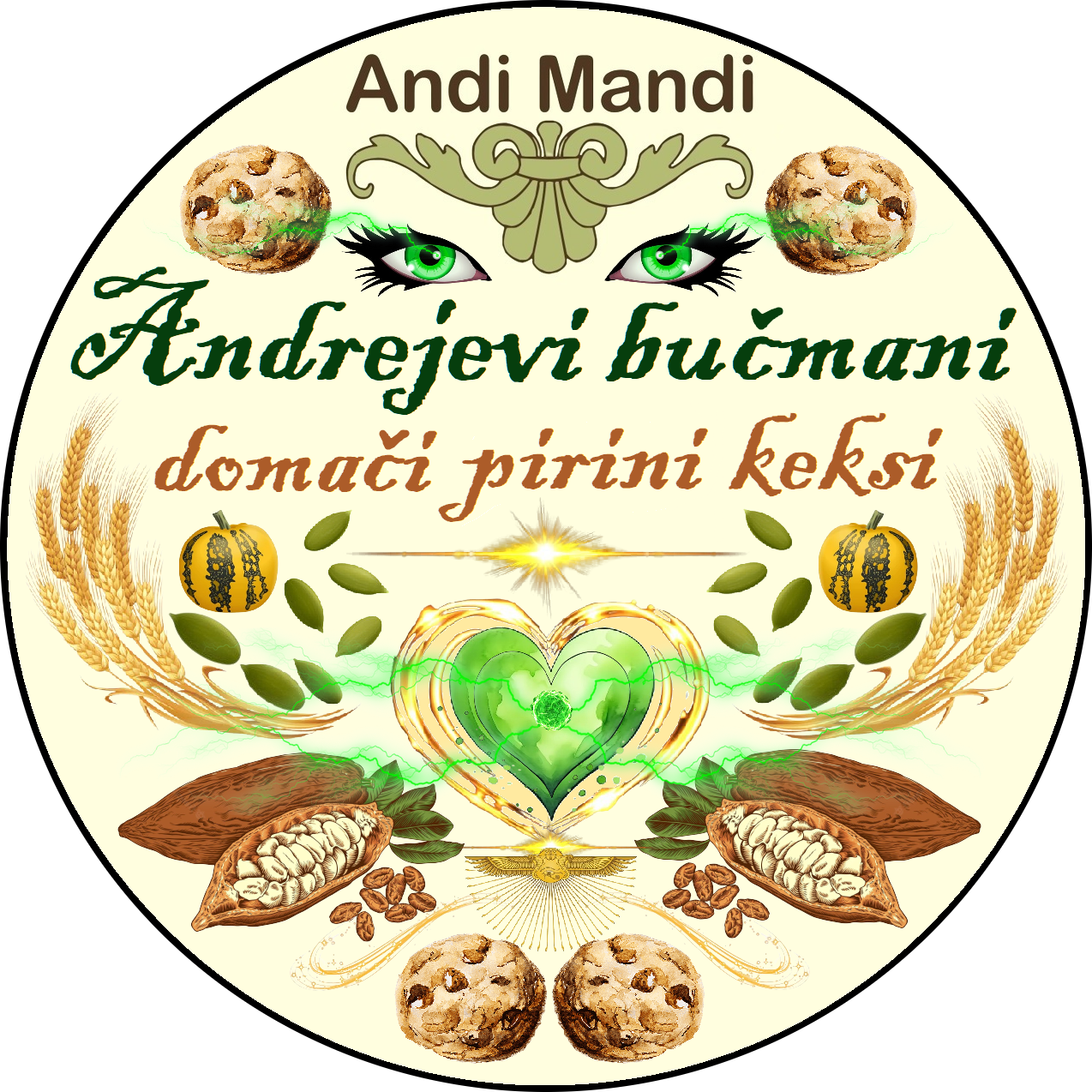 Domači keksi Andrejevi bučmani