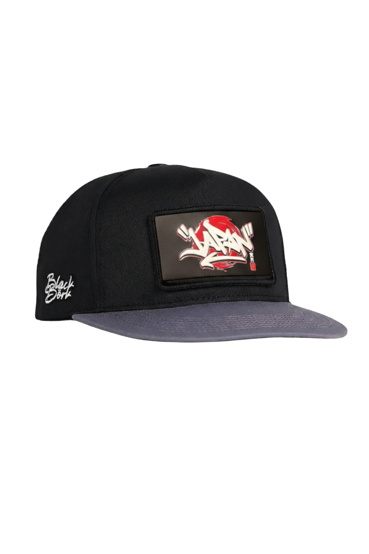 Gri - Siyah Premium Hip Hop Şapka