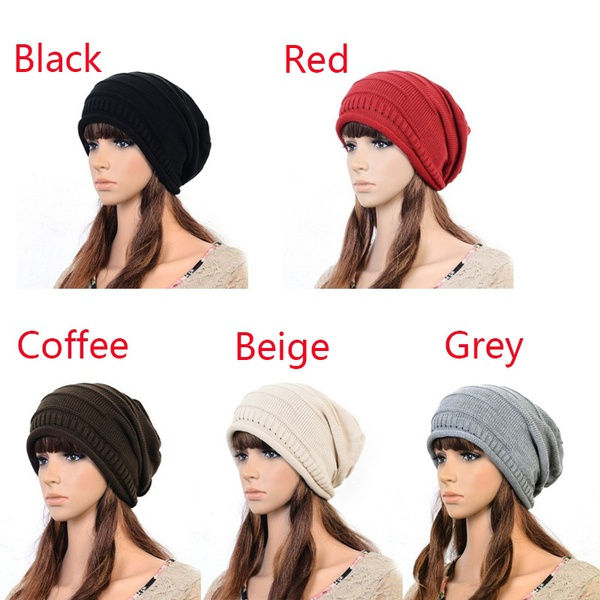 縮圖：Unisex knit baggie beanie 