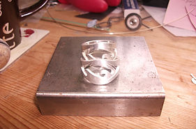 Stacked Wave rings