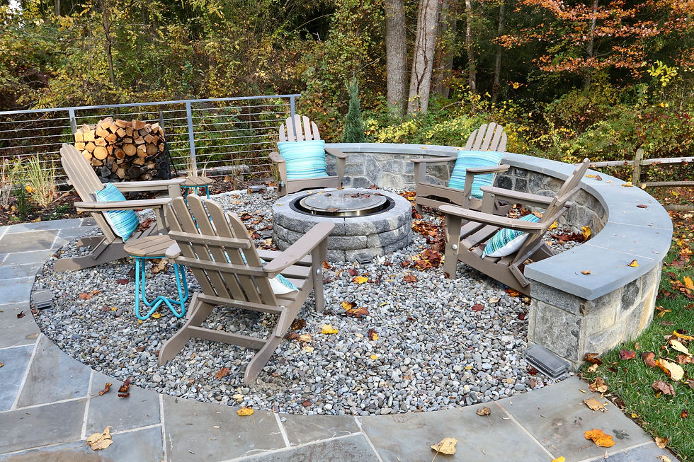 15' fire pit circle