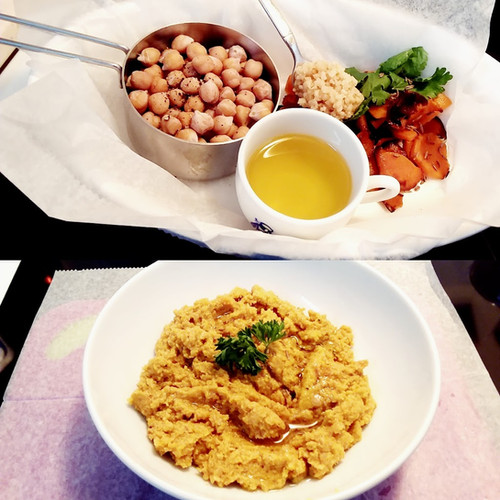 Carrot and Chickpea Hummus