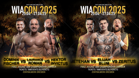 Die ersten 2 Turniermatch der WIACON bekannt!