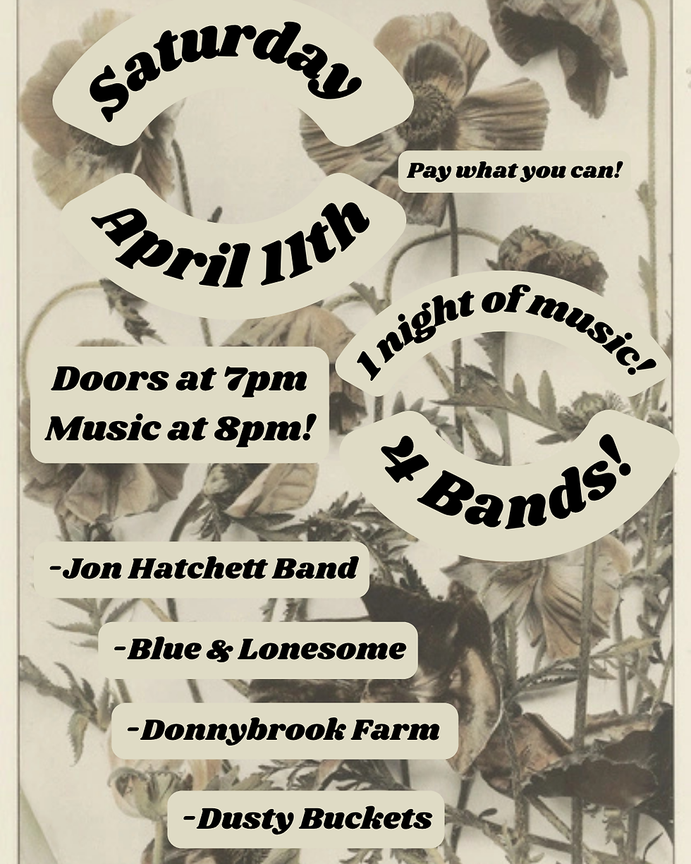 Jon Hatchett Band + Blue & Lonesome + Donnybrook Farm + Dusty Buckets