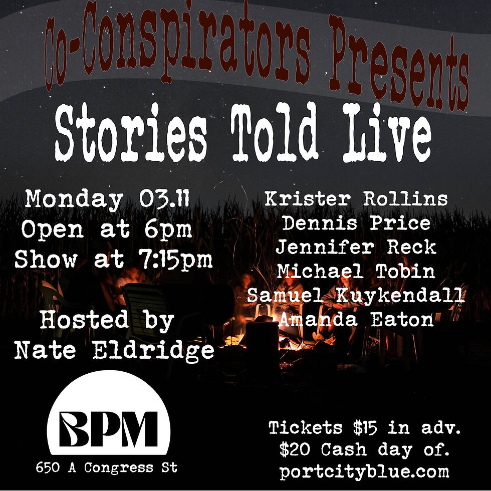 Co-Conspirators Presents: Stories Told Live at BPM