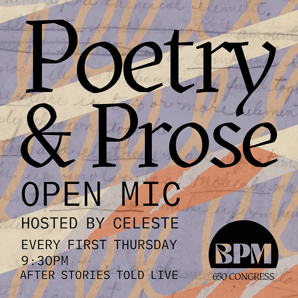 Poetry & Prose Open Mic