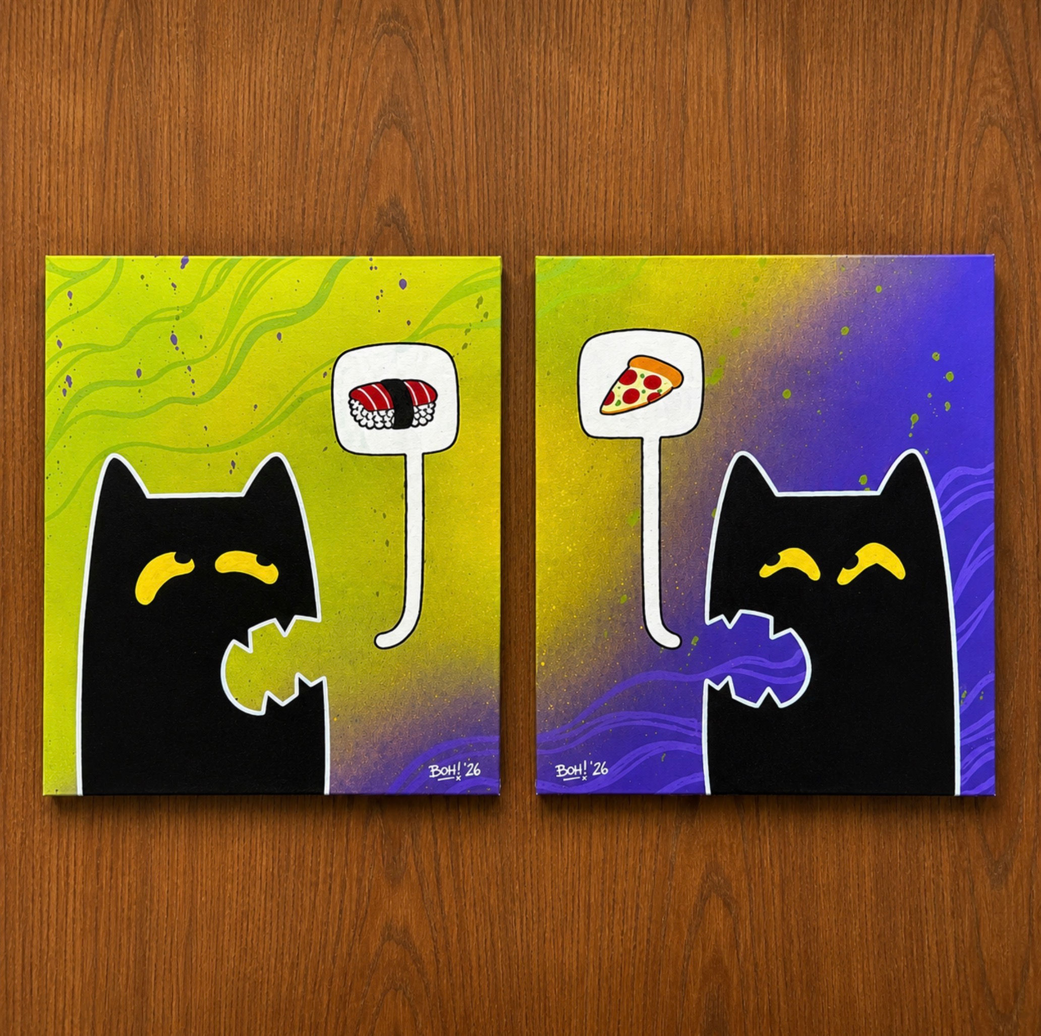 SUSHI vs PIZZA