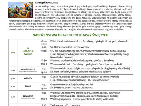 IV NIEDZIELA ZWYKŁA
