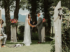 Garden ceremony by Joe Mather