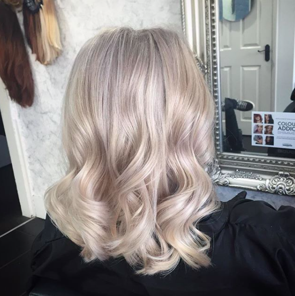 the perfect blonde hair colour created in a professional hair salon and achieved using the highest s