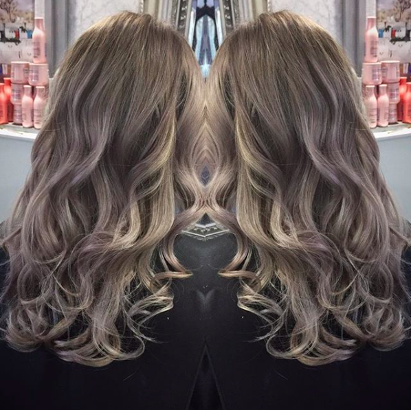 blonde balayage created in salon using professional products by our hair colourist team