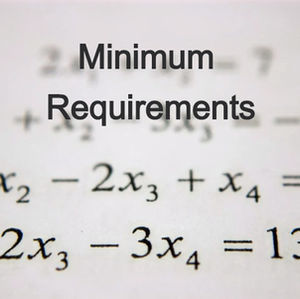 Minimum Requirements